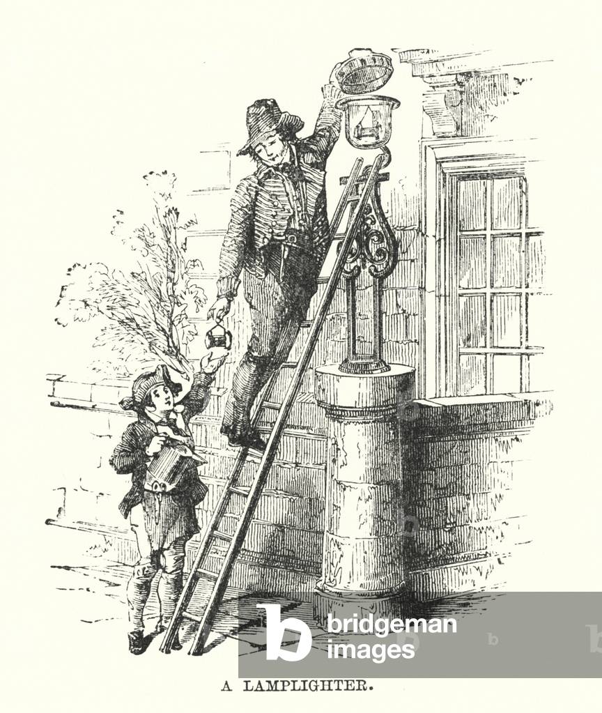 A Lamplighter (engraving)