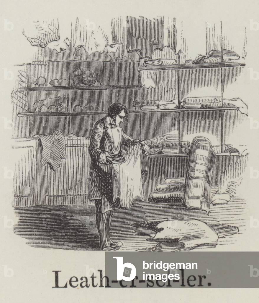 Leather seller (engraving)