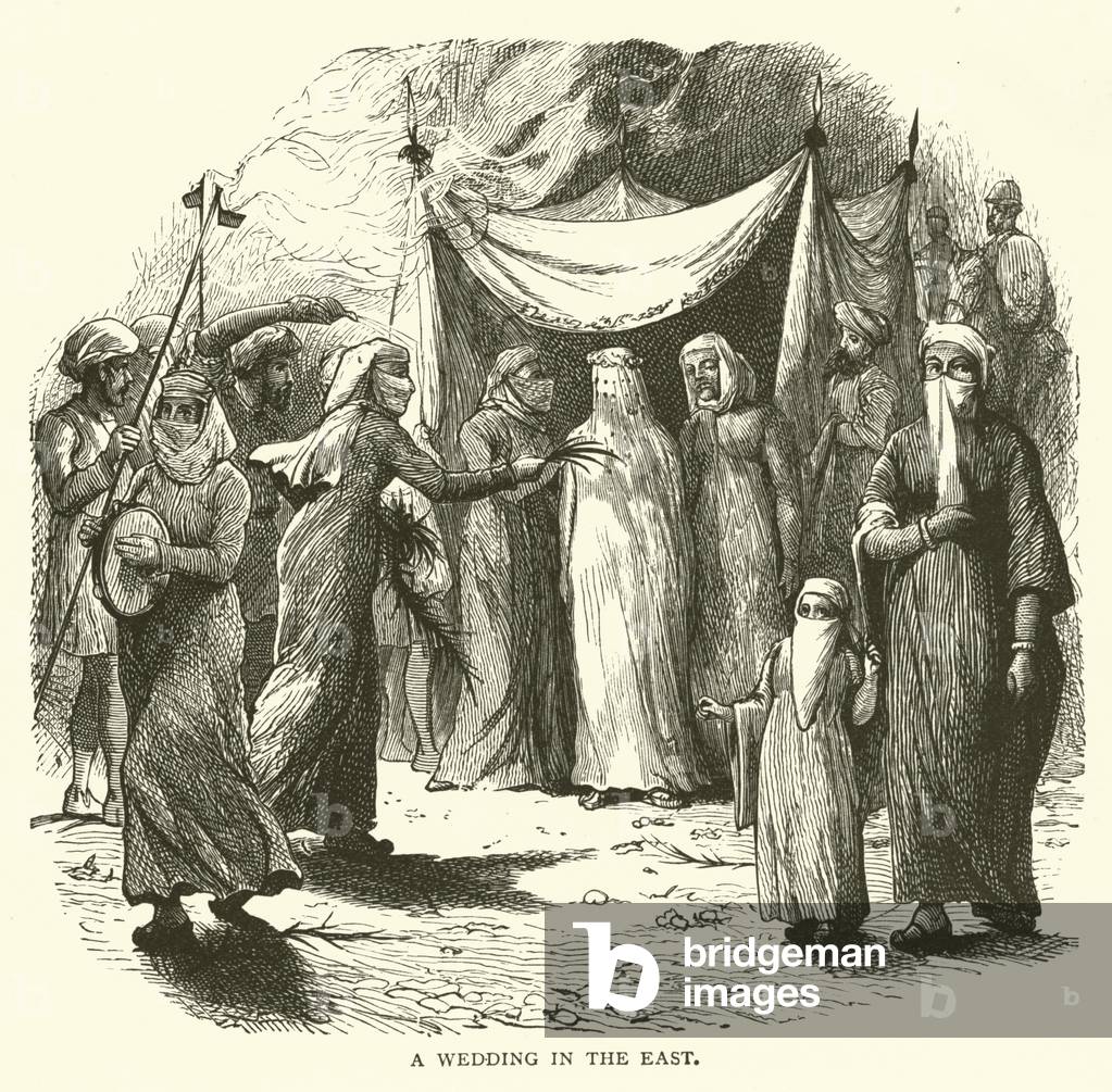 A wedding in the East (engraving)