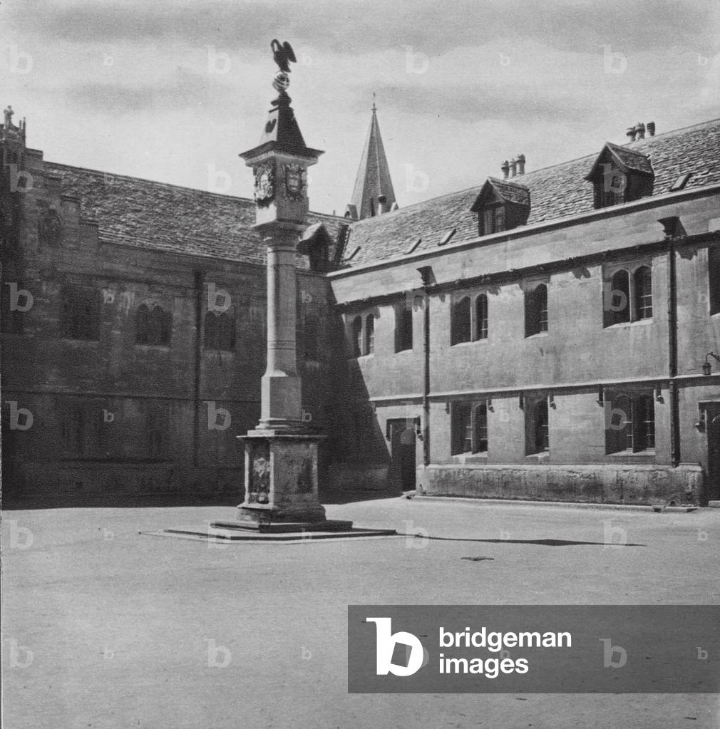 Oxford: Corpus Christi (b/w photo)