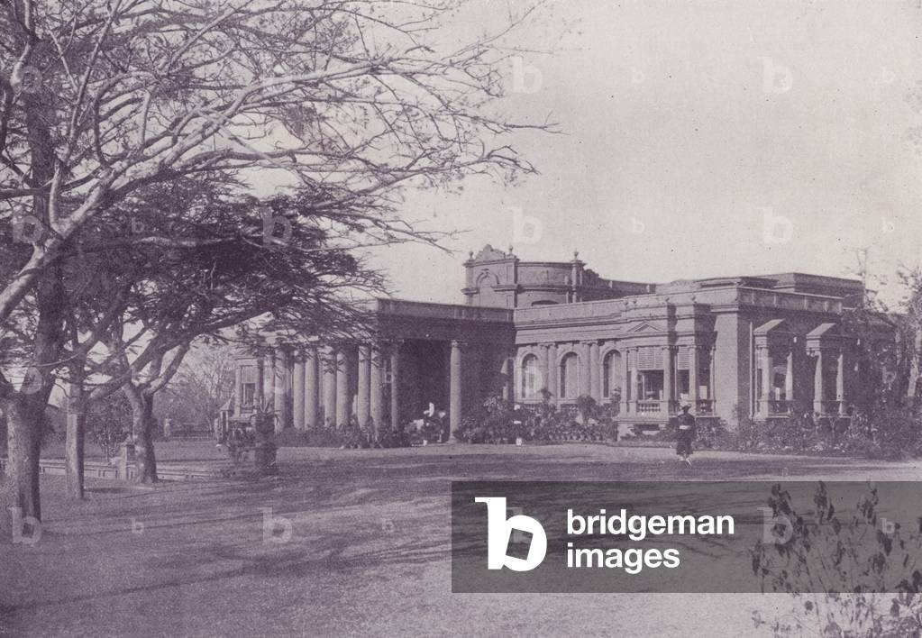 The Residency, Bangalore (b/w photo)