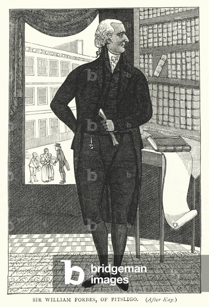 Sir William Forbes, of Pitsligo (engraving)