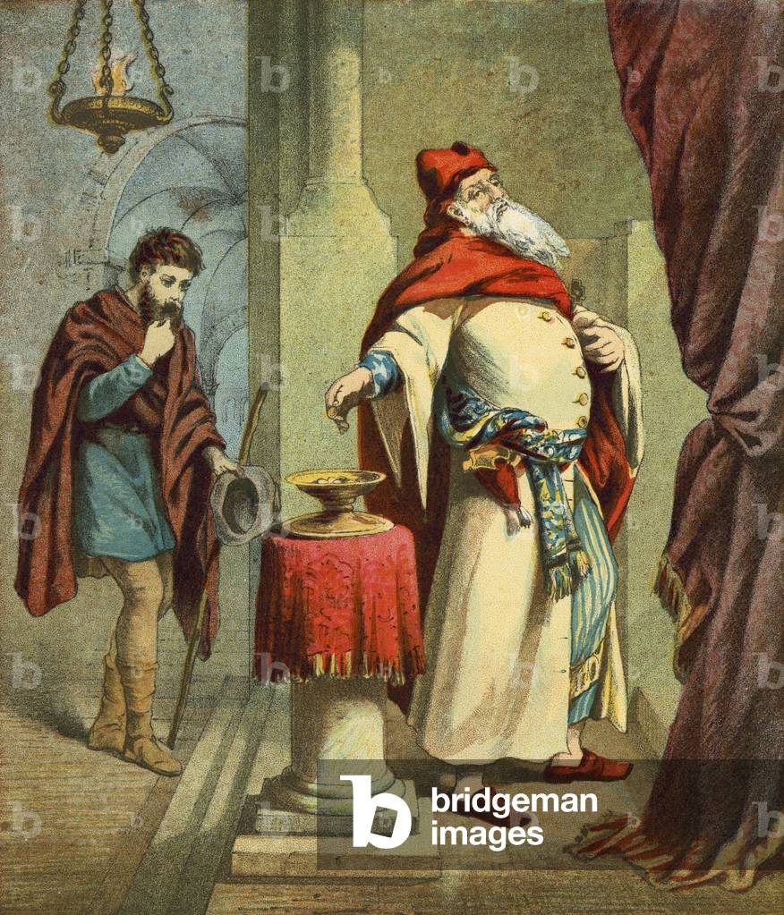 The Pharisee and the Publican (chromolitho)