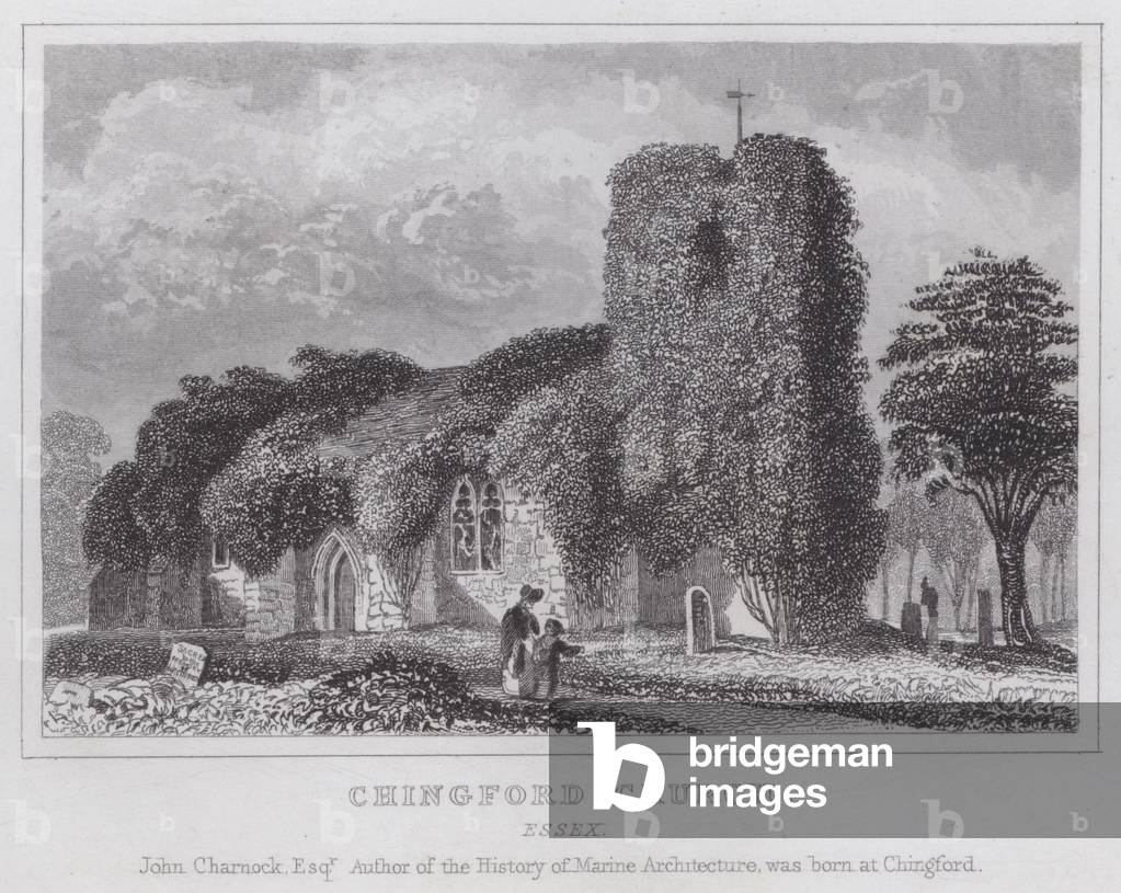 Chingford Church, Essex (engraving)