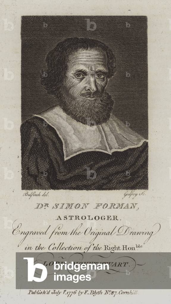 Dr Simon Forman, Astrologer (engraving)