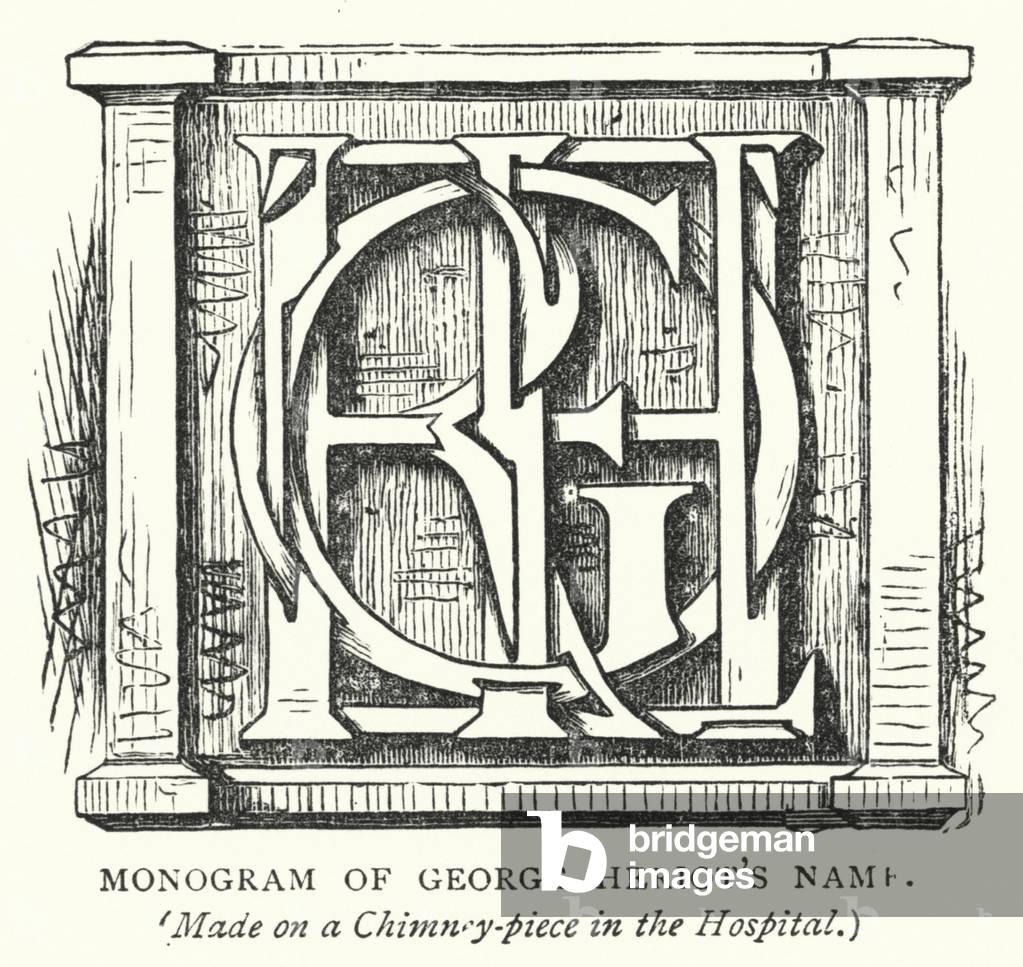 Monogram of George Heriot's Name (engraving)