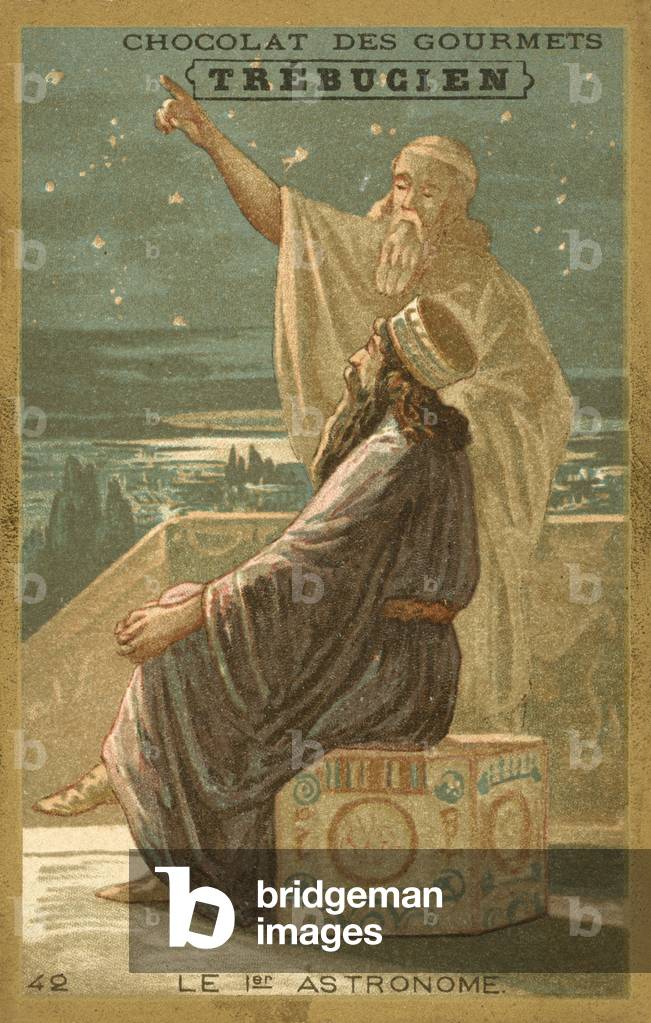 The first astronomer (chromolitho)