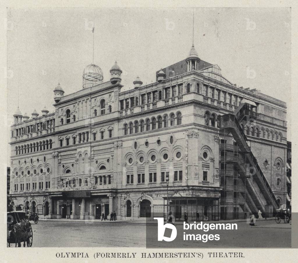 Olympia (formerly Hammerstein's) Theater (b/w photo)