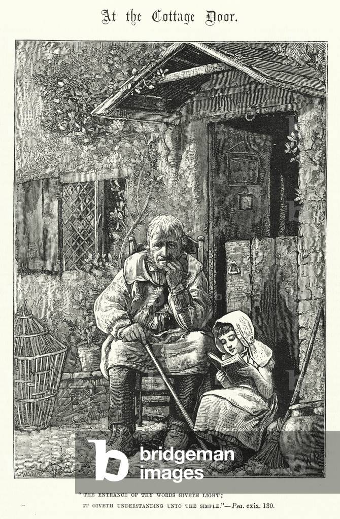At the Cottage Door (engraving)