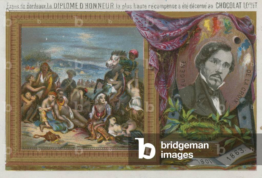 Eugene Delacroix (1801-1863) (chromolitho)