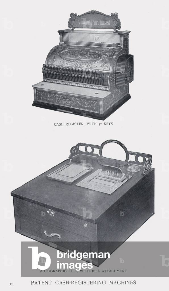 Patent Cash-Registering Machines (photo)