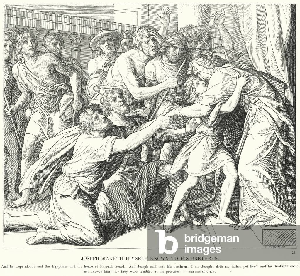 Joseph Maketh himself Known to his Brethren (engraving)