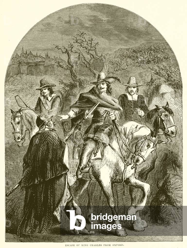 Escape of King Charles from Oxford (engraving)