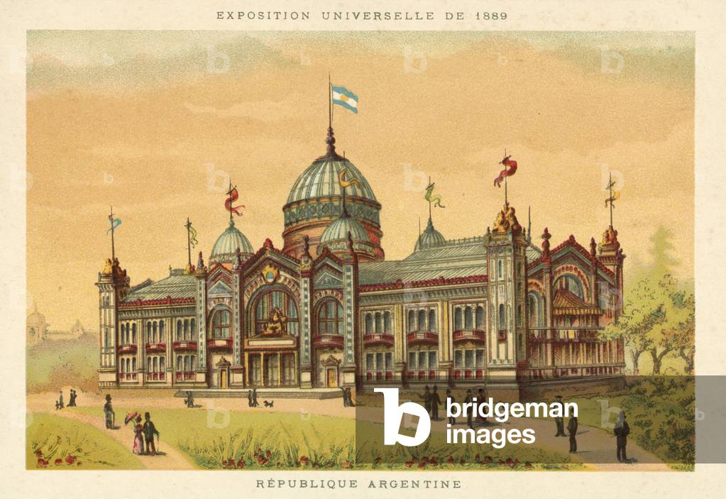 Republic of Argentina, Exposition Universelle 1889, Paris (chromolitho)
