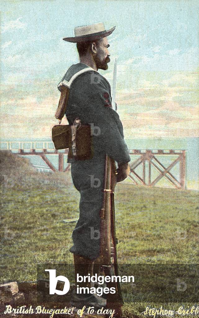 British Bluejacket of today (colour photo)