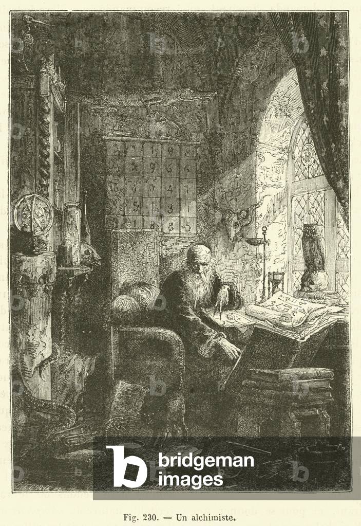 Un alchimiste (engraving)