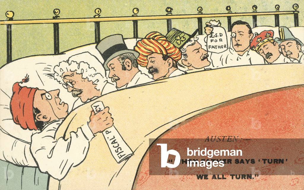 When Father says Turn we all Turn (colour litho)
