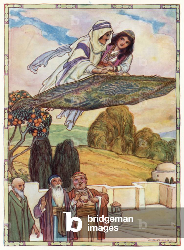 Tales of the Alhambra, The Pilgrim of Love (colour litho)