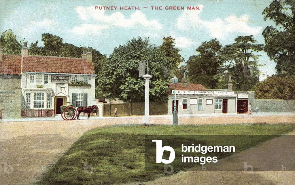 Putney Heath, the Green Man (colour photo)