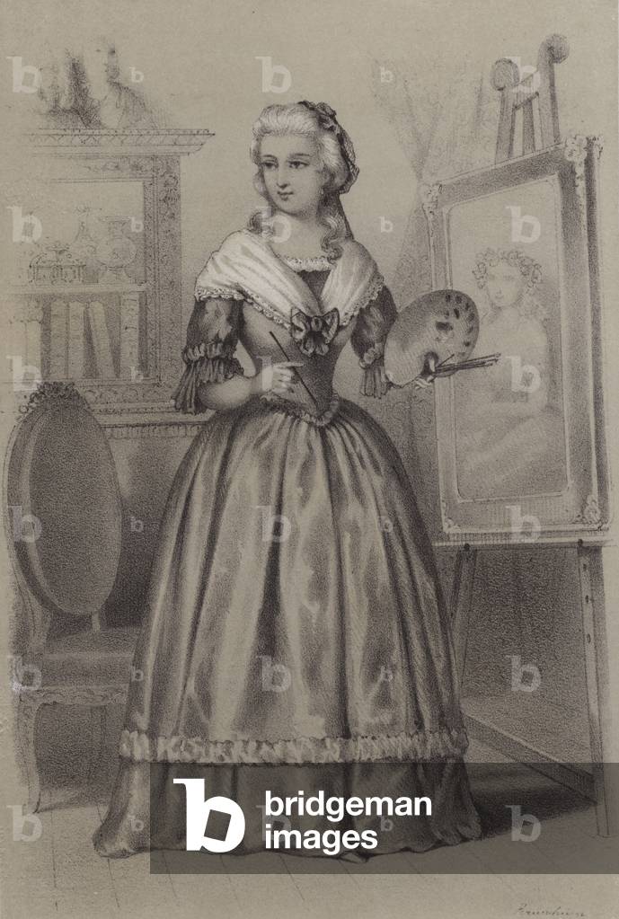 Angelika Kaufmann, 1741-1807 (engraving)