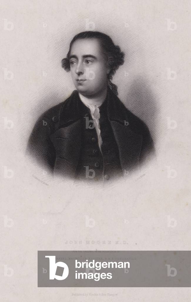 John Moore, Scottish physician (engraving)