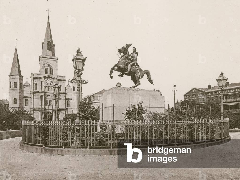 Jackson Square, New Orleans (photogravure)