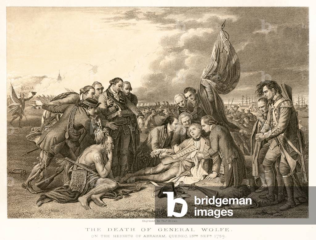 The death of General Wolfe (engraving)