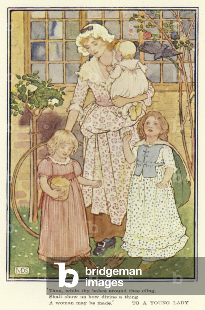 Illustration for William Wordsworth's Poems (litho)