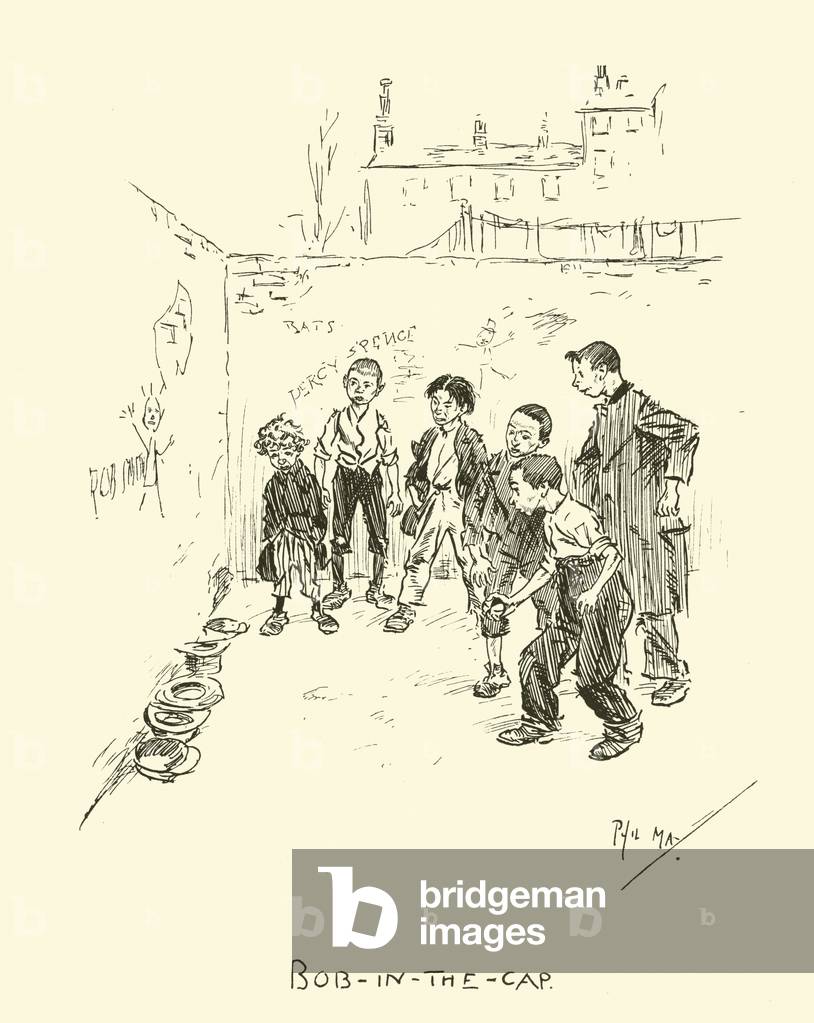 Illustration for Phil May's Gutter-Snipes (lithograph)