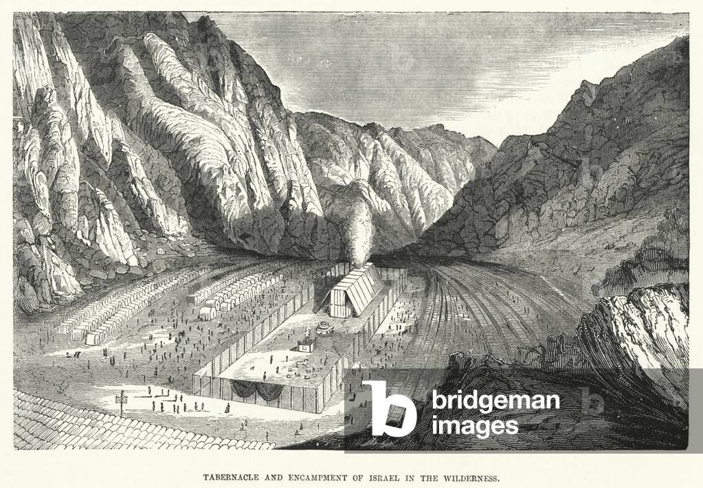 Tabernacle and Encampment of Israel in the Wilderness (engraving)