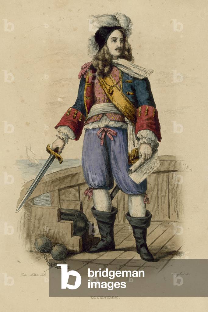 Tourville (coloured engraving)