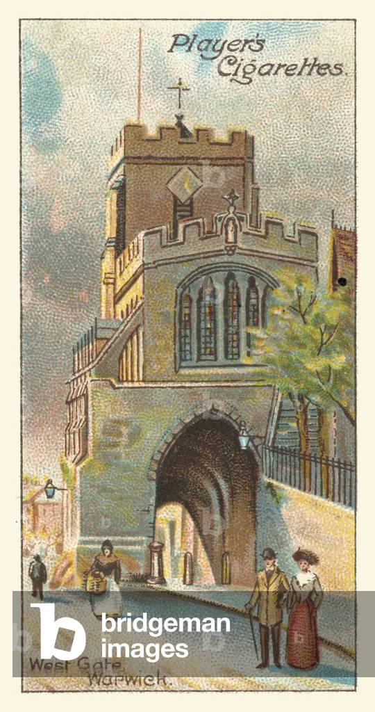 West Gate, Warwick (chromolitho)