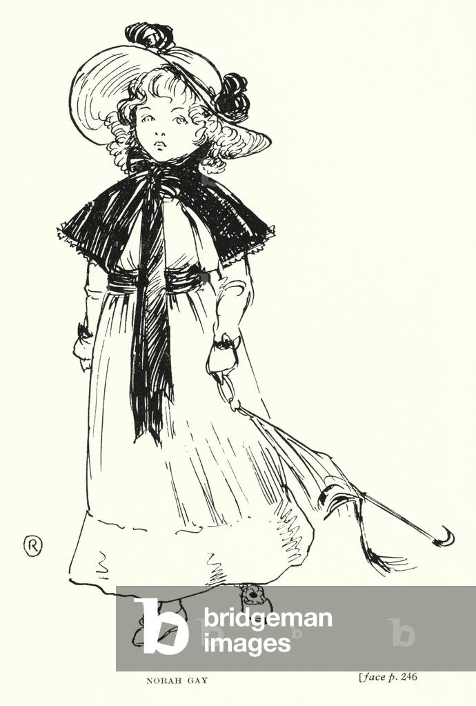 Dickens character: Norah Gay (litho)