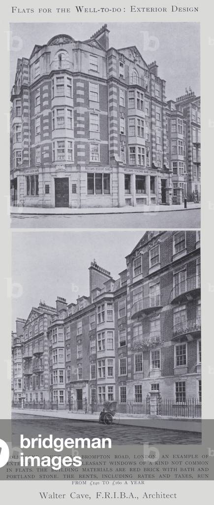 Walter Cave, Architect (b/w photo)