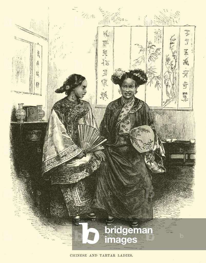 Chinese and Tartar Ladies (engraving)