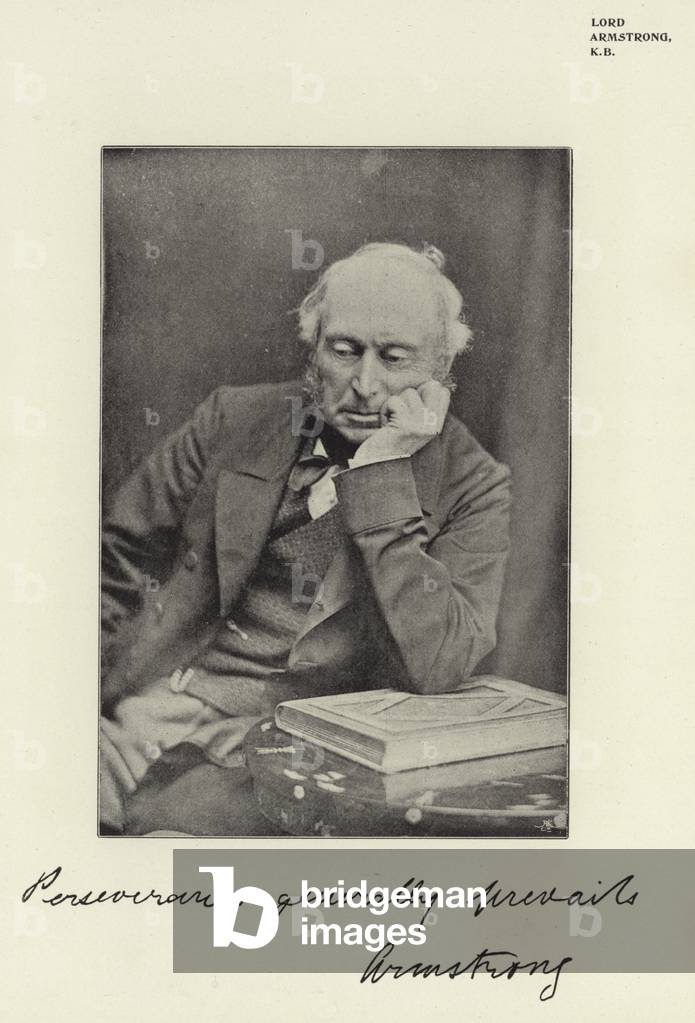 Lord Armstrong, KB (b/w photo)