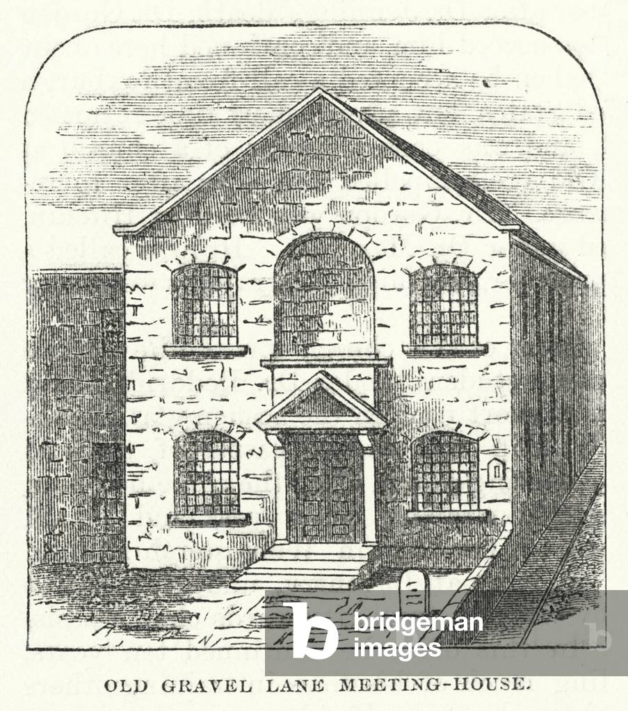 Old Gravel Lane Meeting-House (engraving)