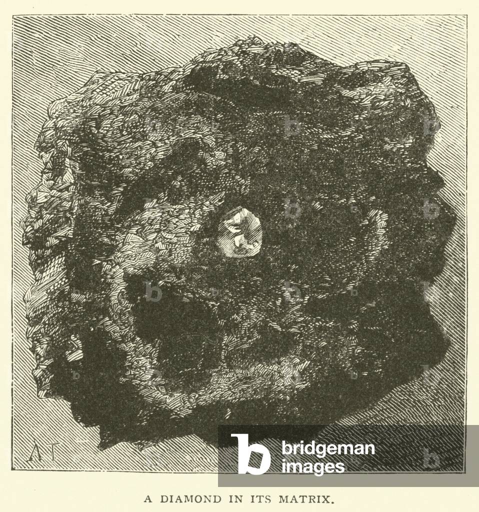 A Diamond in its Matrix (engraving)