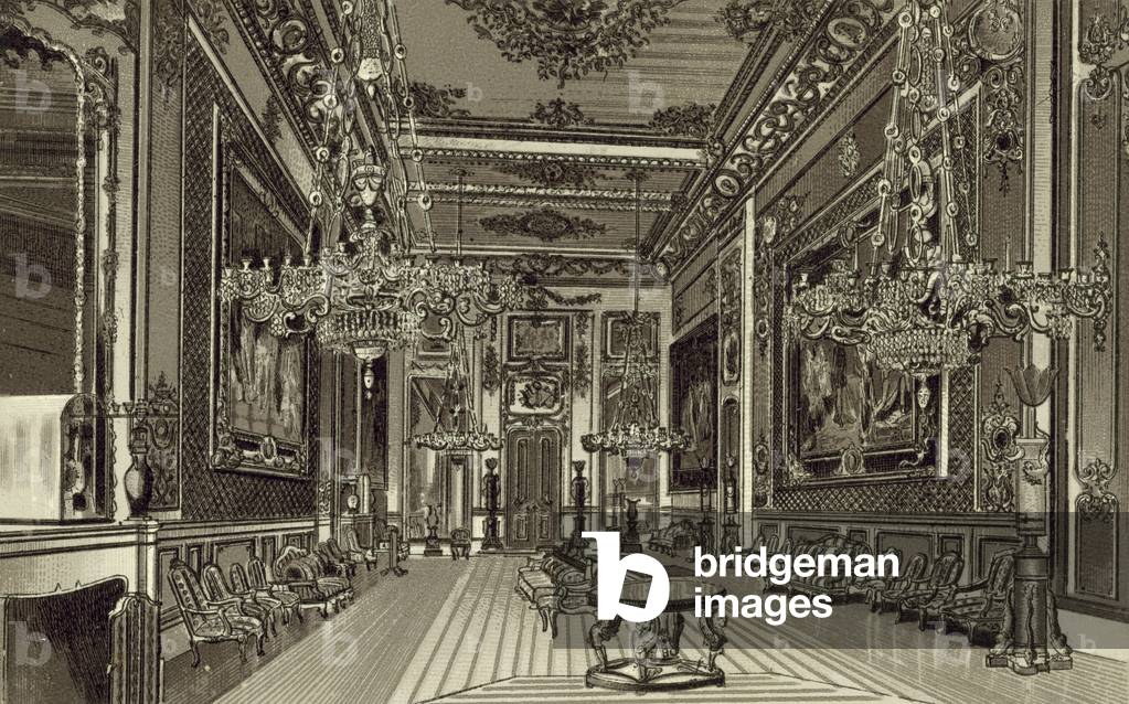 The Grand Reception Room, Windsor Castle (litho)