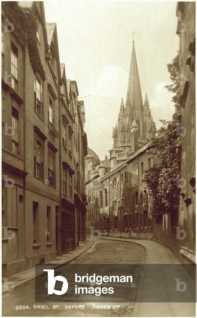 Oriel Street, Oxford (b/w photo)