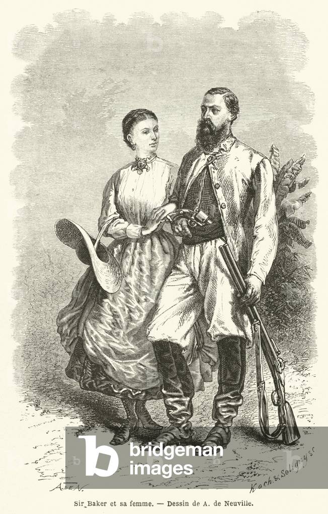 Sir Baker et sa femme (engraving)