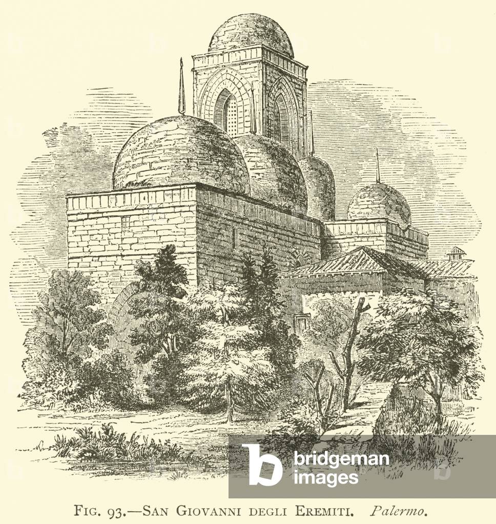 San Giovanni degli Eremiti, Palermo (engraving)