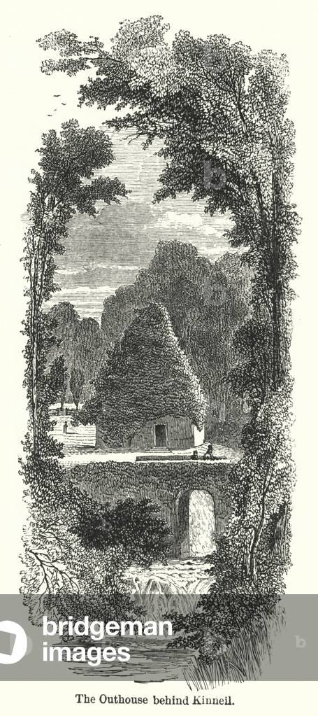 The Outhouse behind Kinneil (engraving)