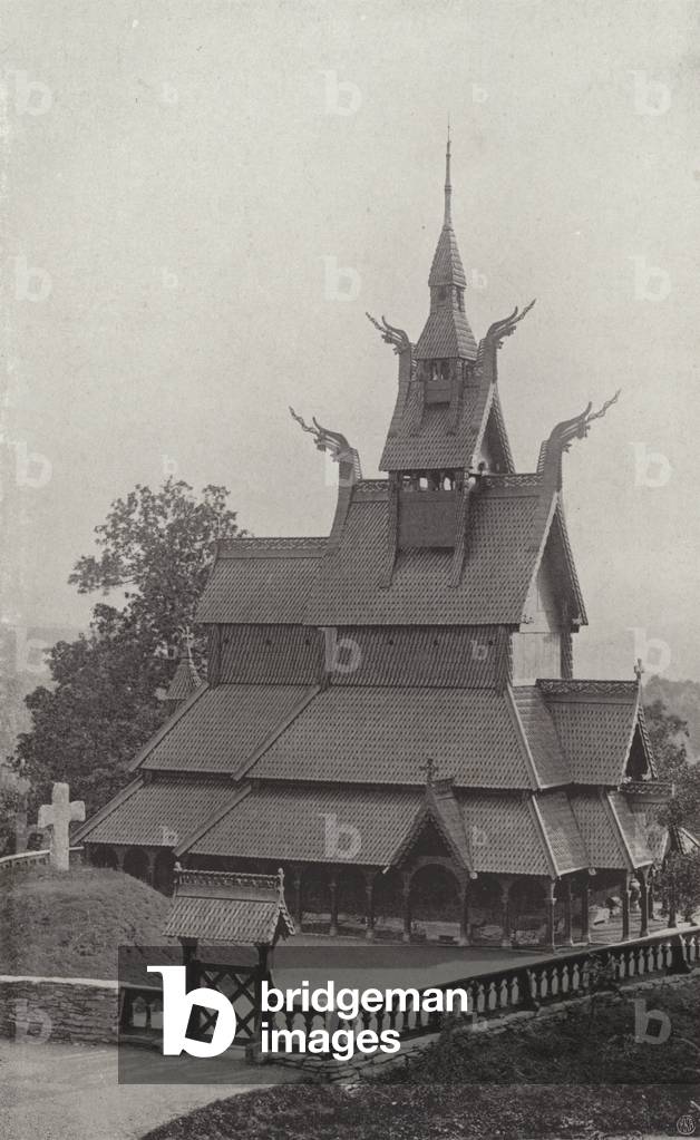 Fortun Timber Church (b/w photo)