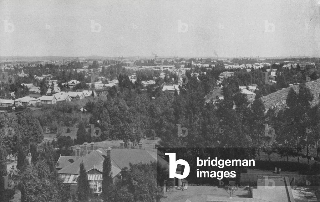 South Africa: Johannesburg (b/w photo)