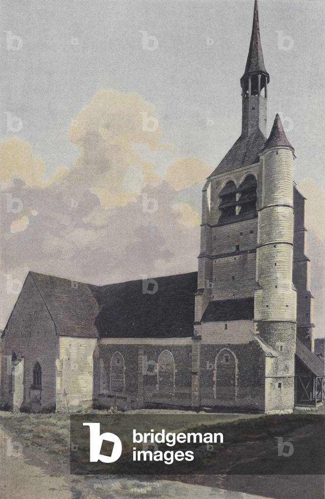 Berulles, Eglise, Ensemble N O (colour photo)