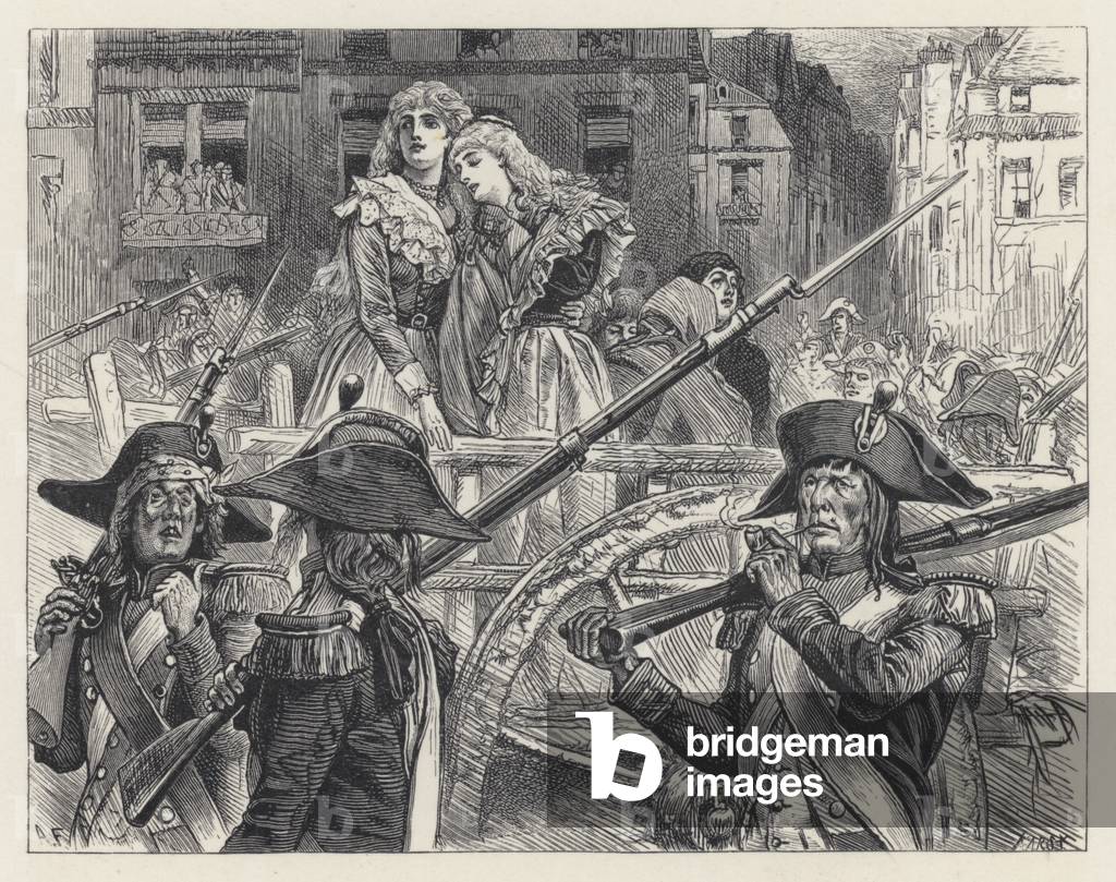 To the guillotine (engraving)