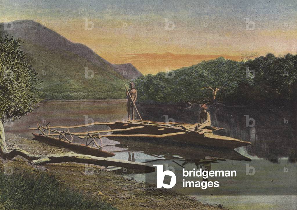 Pirogue De La Riviere De Monio (colour photo)