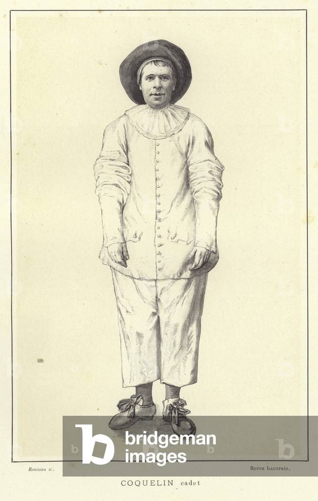Coquelin cadet, French actor (engraving)