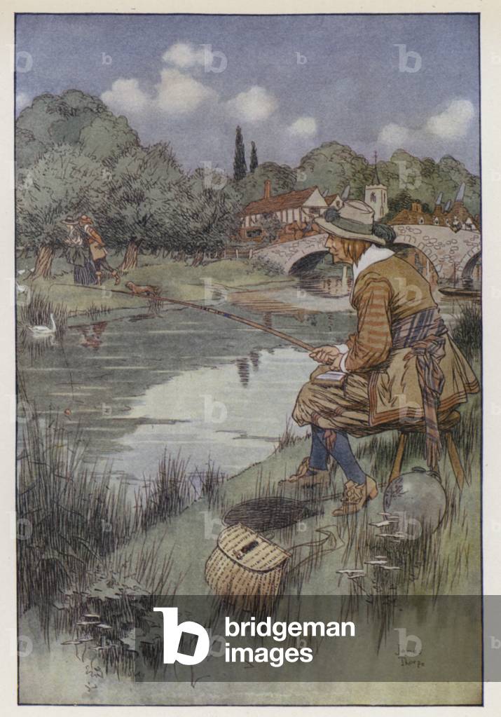 Illustration for The Compleat Angler by Izaak Walton
